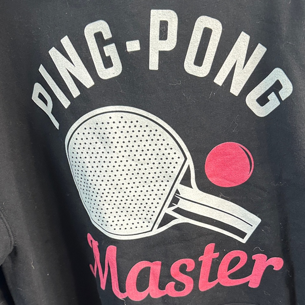 Gildan Black Ping Pong Graphic Hoodie - Picture 3 of 9